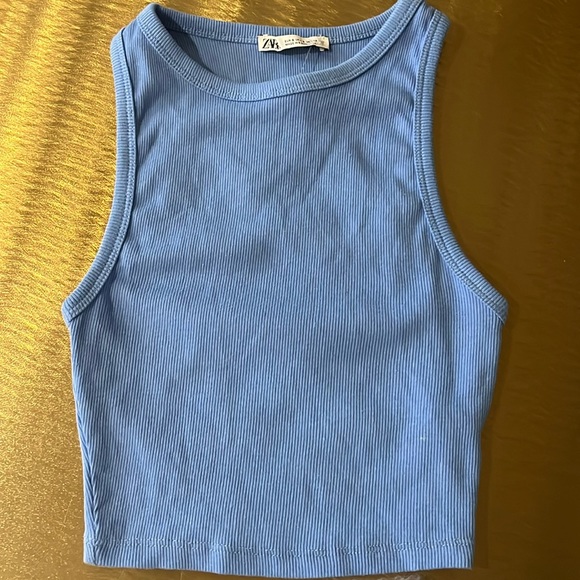 Zara Tops - Zara blue Tank Top
